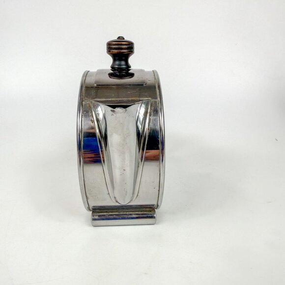 Vintage Art Deco Englishtown 5th Avenue Silver Plated Teapot Bakelite Handle - Picture 2 of 8